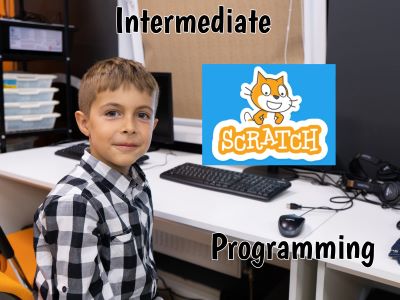 Intermediate Scratch Programming (3rd- 8th Grade)
