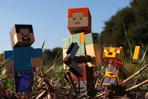 minecraft lego camp