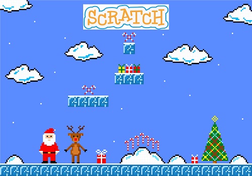Santa Dash with Scratch! (3rd-9th Grade)
