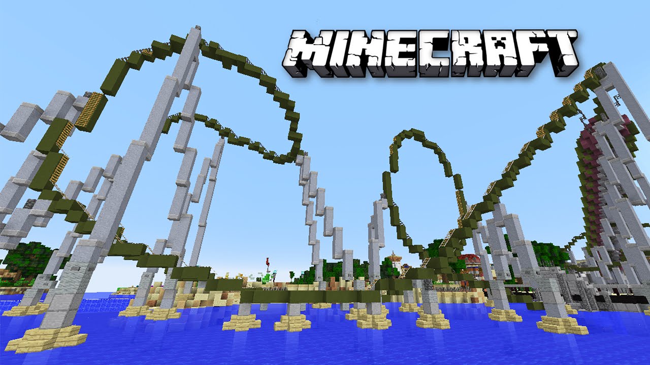 Mon: Create Your Own Theme Park Roller Coaster with Minecraft