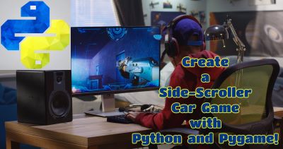 Create a Side-Scroller Car Game using Python and Pygame! (2nd-8th Grade)

