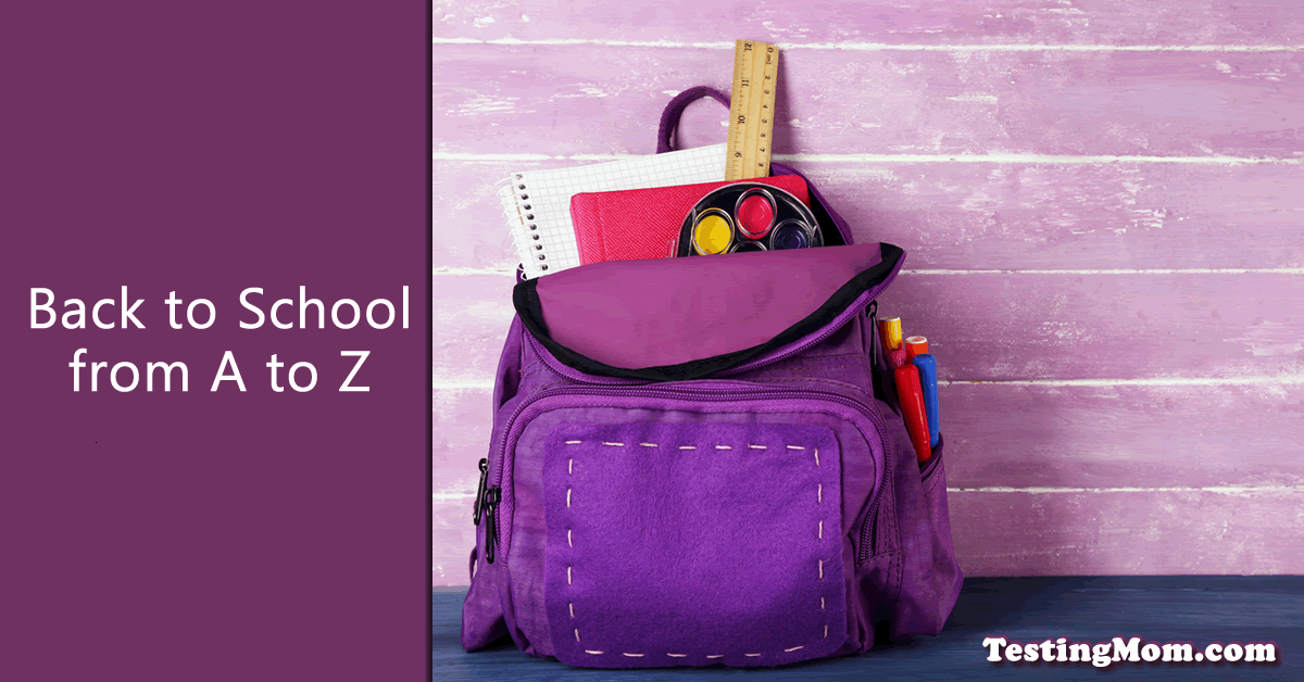 Back to School Checklist from A to Z