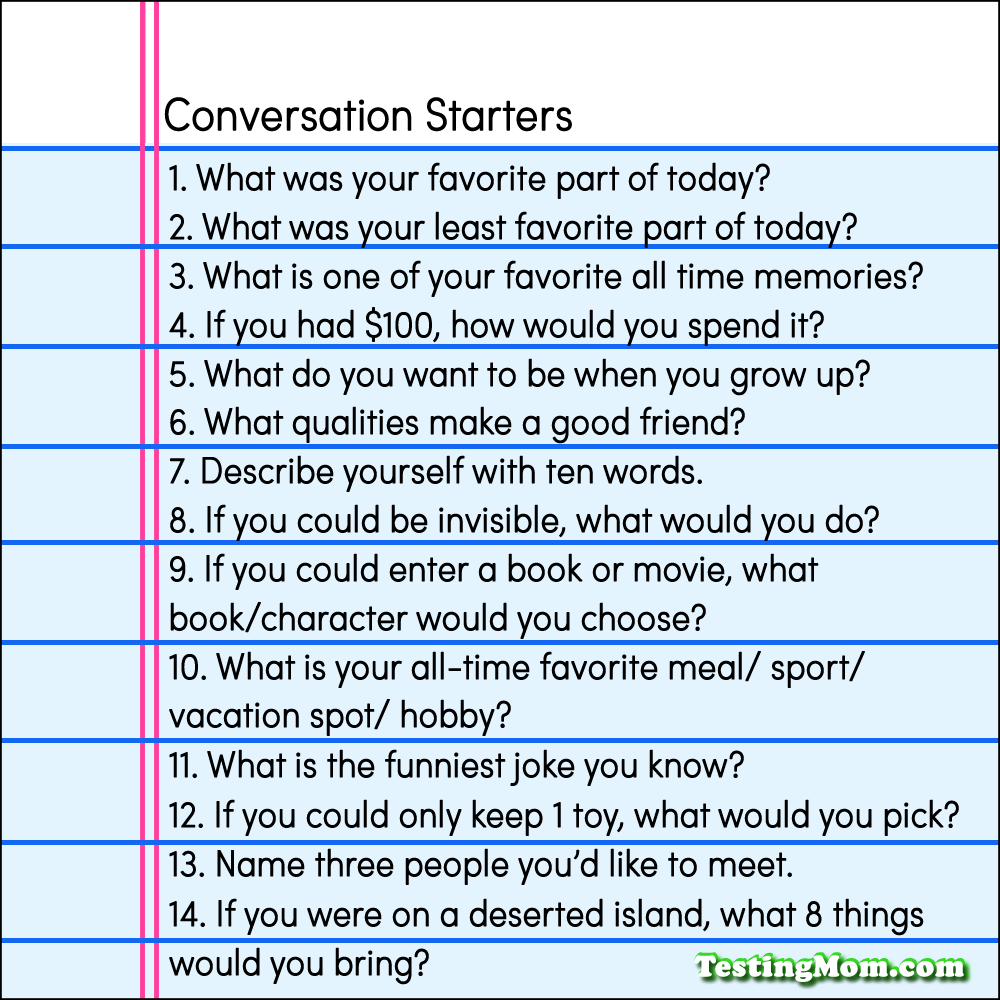 Blank's Language Levels Framework Conversation Starters