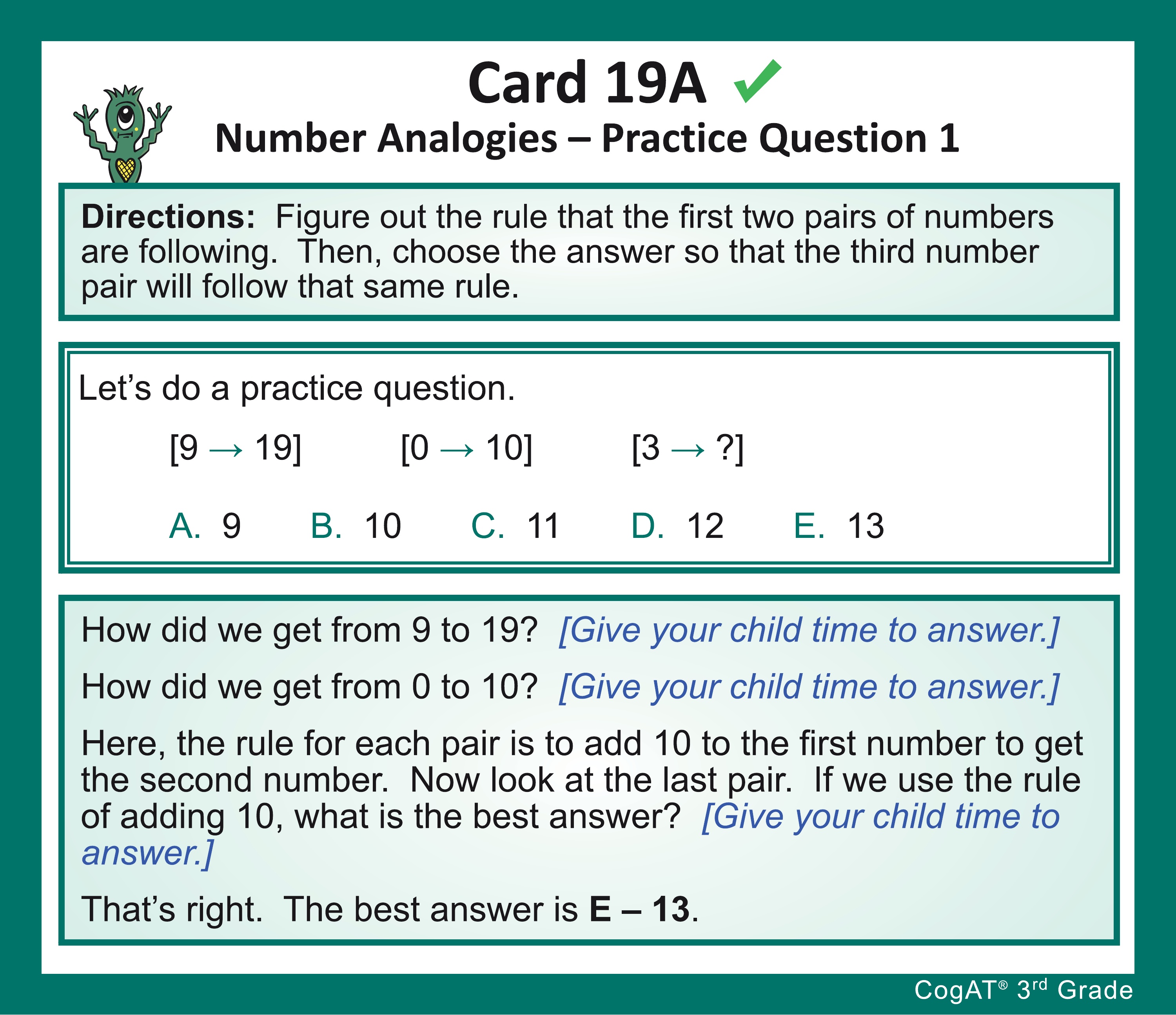 3rd grade cogat practice test