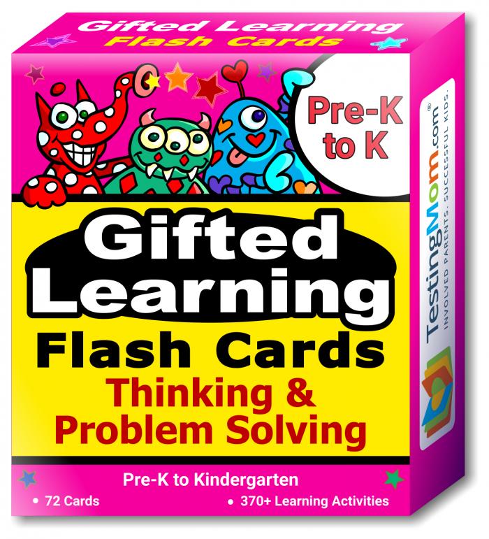 Gifted Testing Flash Cards Math Concepts for Pre-k Kindergarten Educ for sale online 