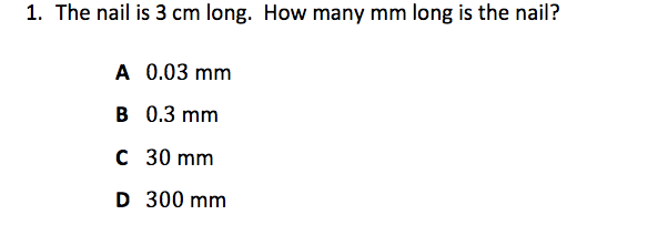 TerraNova 7th Grade Practice Questions - Mathematics